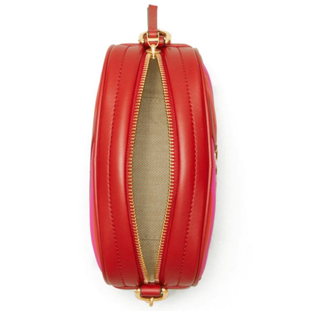 Sold ! Tory Burch KIRA CHEVRON COLOR-BLOCK CAMERA BAG - Picture 6 of 8